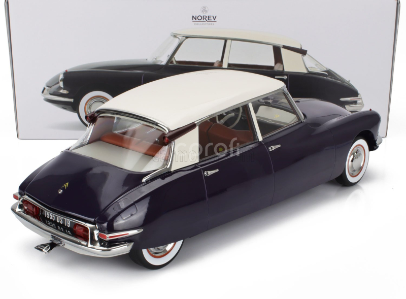 Norev Citroen Ds19 1955 1:12 Fialové Šampaňské