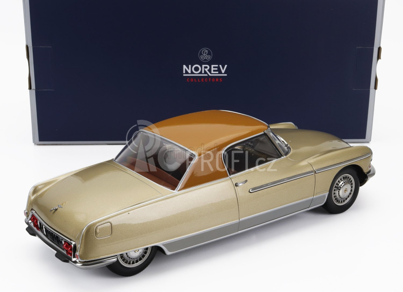 Norev Citroen Ds19 Le Dandy 1964 1:18 Béžová S Hnědou