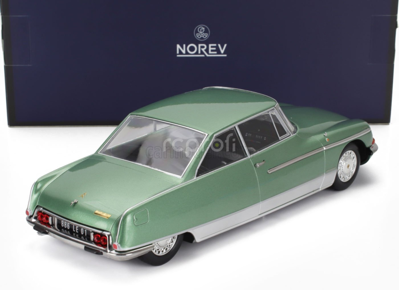 Norev Citroen Ds21 Le Leman 1968 1:18 Green Met