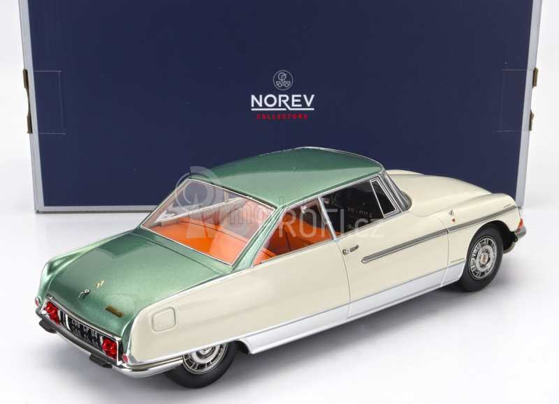 Norev Citroen Ds21 Le Leman 1968 1:18 Slonovinově Zelená Met