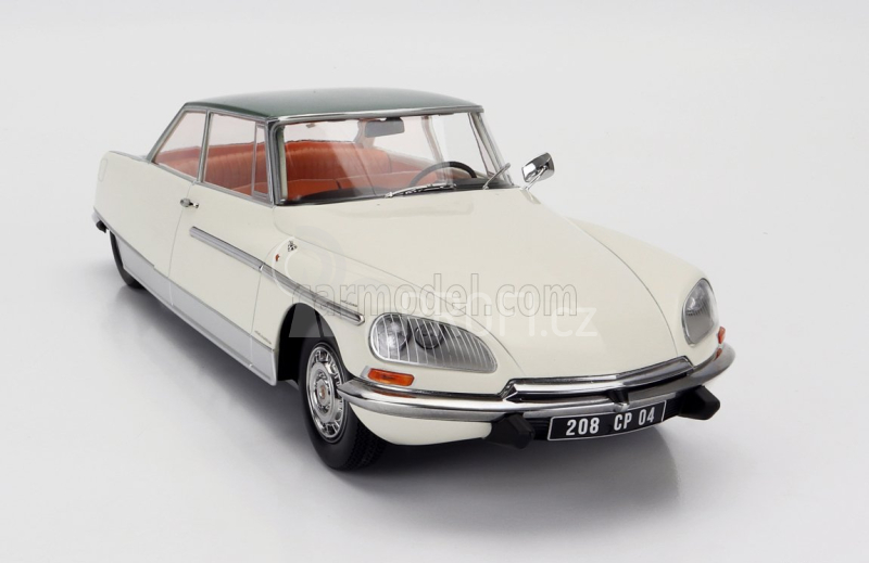 Norev Citroen Ds21 Le Leman 1968 1:18 Slonovinově Zelená Met