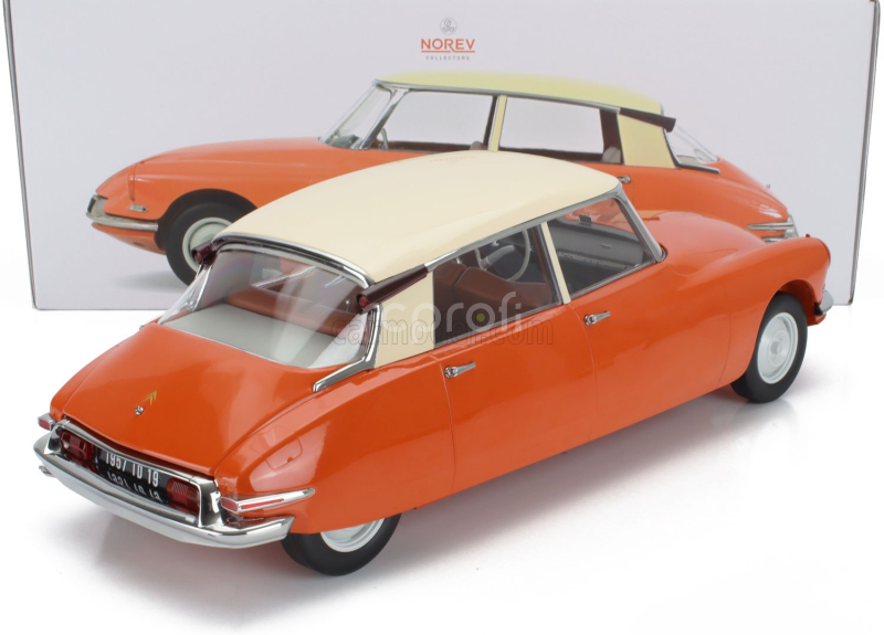 Norev Citroen Id19 1957 1:12 Oranžový Krém