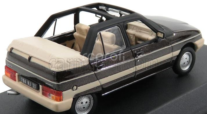 Norev Citroen Visa Convertible 1984 1:43 Brown