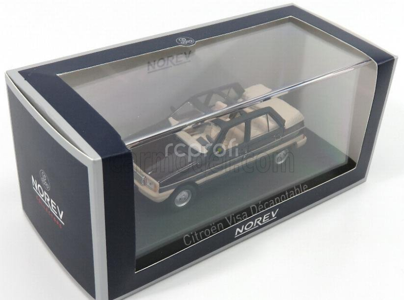 Norev Citroen Visa Convertible 1984 1:43 Brown