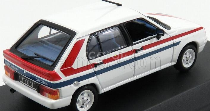 Norev Citroen Visa Ii Chrono 1982 1:43 Bílá Červená Modrá
