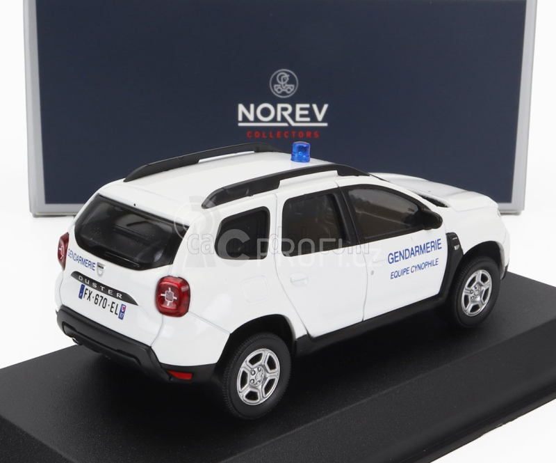Norev Dacia Duster Police Equipe Cynophile 2020 1:43 Bílá
