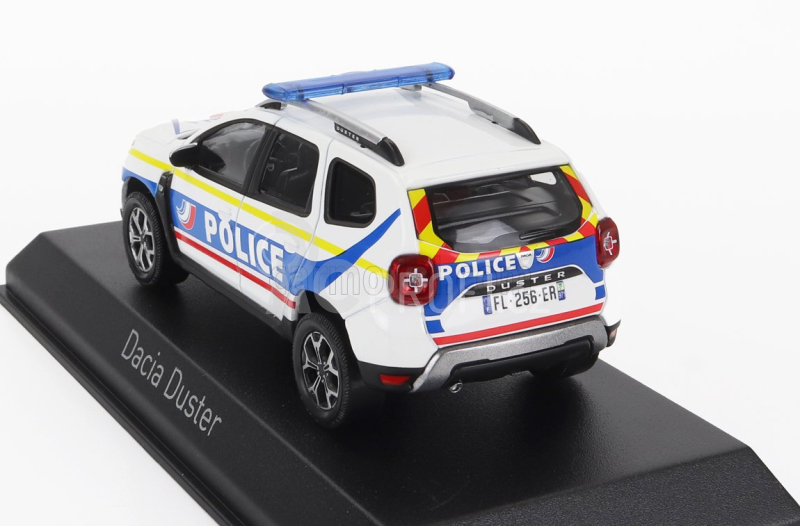 Norev Dacia Duster Police Nationale 2021 1:43 Bílá Modrá Žlutá