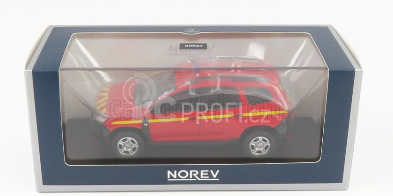 Norev Dacia Duster Pompiers 2020 1:43 Červená Žlutá