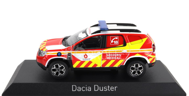 Norev Dacia Duster Sapeurs Pompiers 57 Medical 2020 1:43 Červená Žlutá