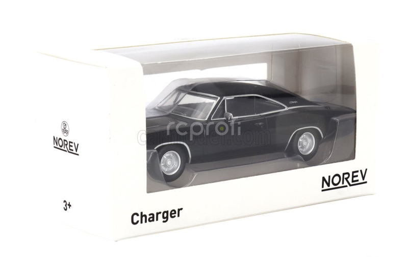 Norev Dodge Charger 1968 1:43 Black