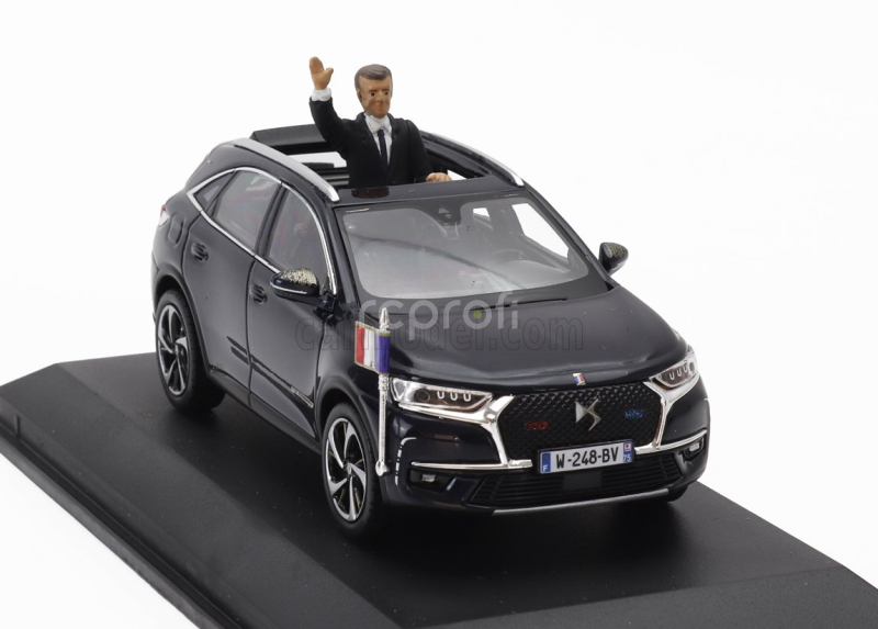 Norev Ds automobiles Ds7 Crossback With President Figure 2017 1:43 Black