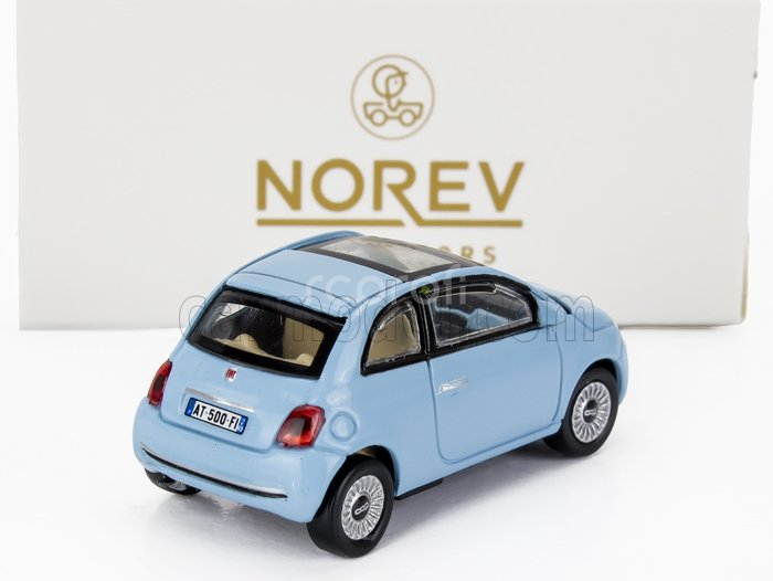 Norev Fiat Nuova 500 2008 1:87 Světle Modrá