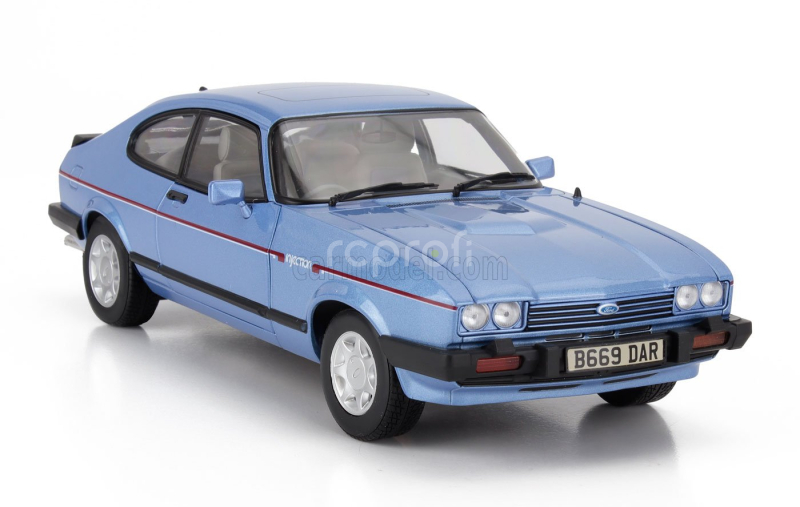 Norev Ford england Capri Mkiii 2.8 Injection Rhd 1984 1:18 Světle Modrá Met