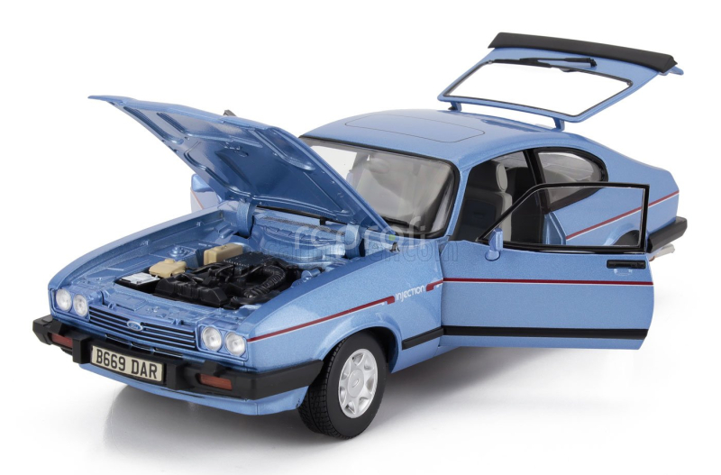 Norev Ford england Capri Mkiii 2.8 Injection Rhd 1984 1:18 Světle Modrá Met
