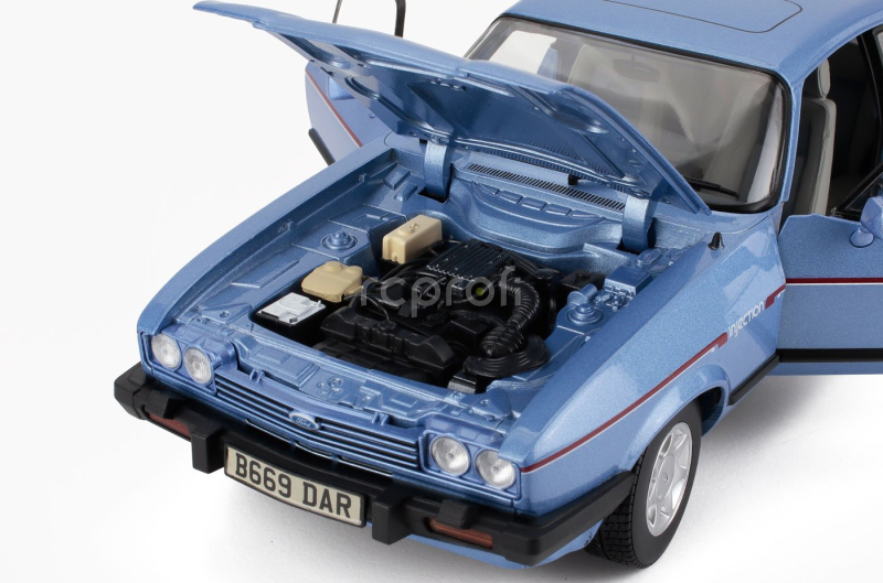 Norev Ford england Capri Mkiii 2.8 Injection Rhd 1984 1:18 Světle Modrá Met