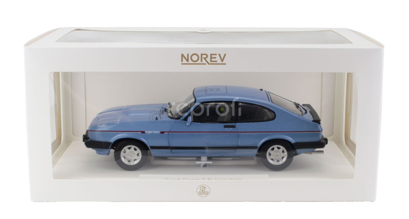 Norev Ford england Capri Mkiii 2.8 Injection Rhd 1984 1:18 Světle Modrá Met