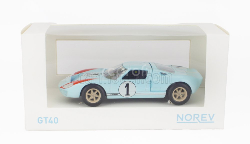 Norev Ford usa Gt40 Mkii 7.0l V8 Team Shelby American Inc. N 1 2nd (but Really Winner) 24h Le Mans 1966 K.miles - D.hulme 1:43 Světle Modrá
