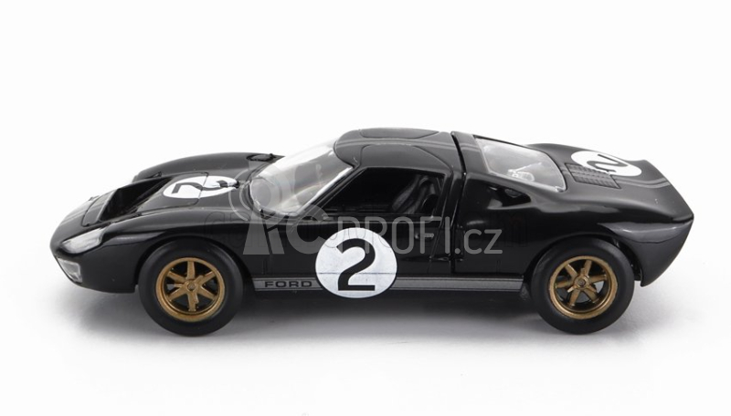 Norev Ford usa Gt40 Mkii 7.0l V8 Team Shelby American Inc. N 2 Winner 24h Le Mans 1966 B.mclaren - C.amon 1:43 Černá Stříbrná