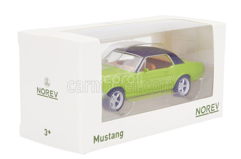 Norev Ford usa Mustang Coupe 1968 1:43 Zelená Černá