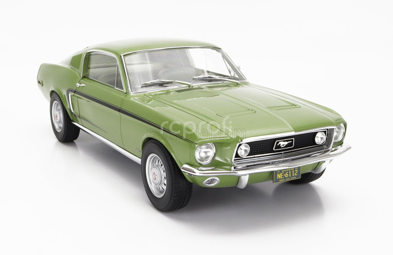 Norev Ford usa Mustang Fastback Gt Coupe 1968 1:12 Zelená