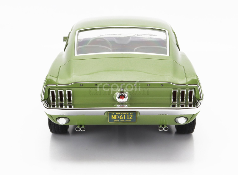 Norev Ford usa Mustang Fastback Gt Coupe 1968 1:12 Zelená