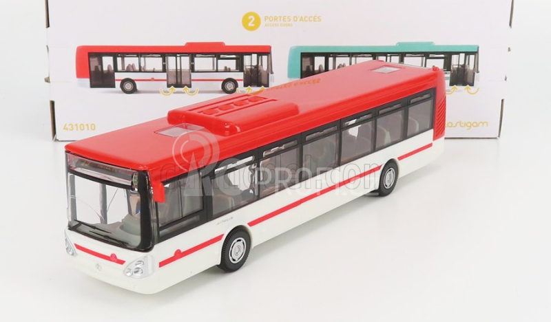 Norev Irisbus Citelis Autobus 2008 1:43 Červená Bílá