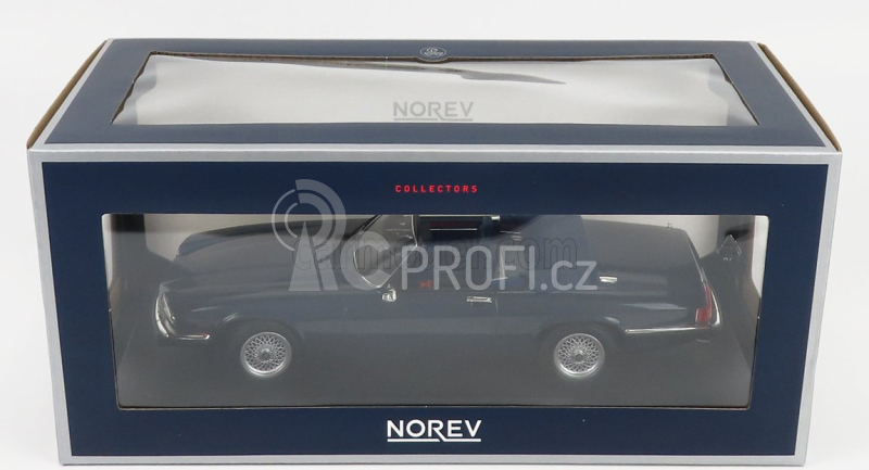 Norev Jaguar Xj-s Cabriolet 1988 1:18 Blue