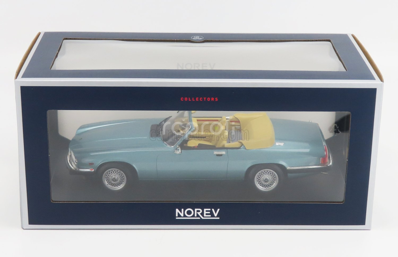 Norev Jaguar Xj-s Cabriolet 1988 1:18 Světle Modrá