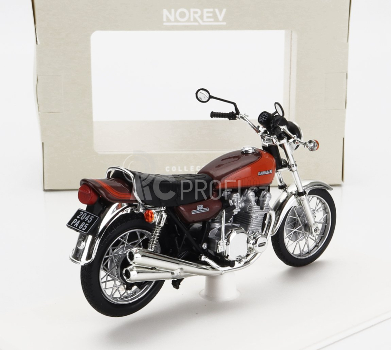 Norev Kawasaki Z900 1973 1:18 Hnědá Oranžová