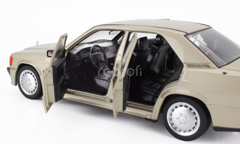 Norev Mercedes benz 190e 2.3 16v 1984 1:18 Kouřová Stříbrná Met