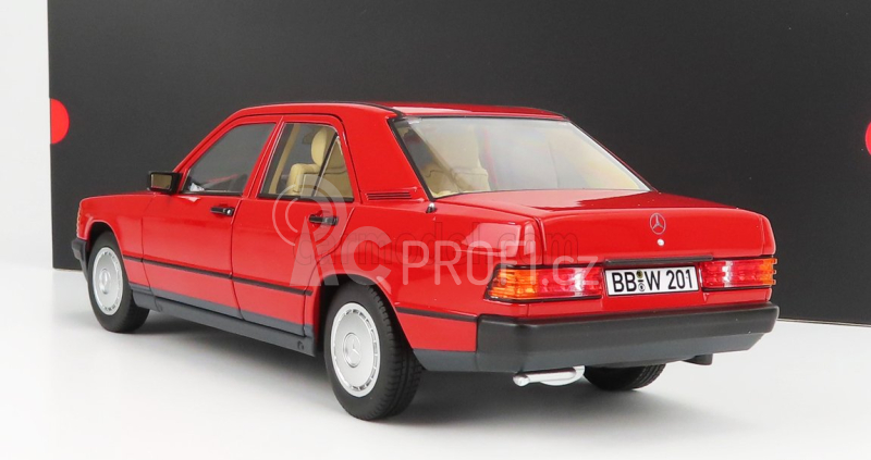 Norev Mercedes benz 190e (w201) 1982 1:18 Signál Červený