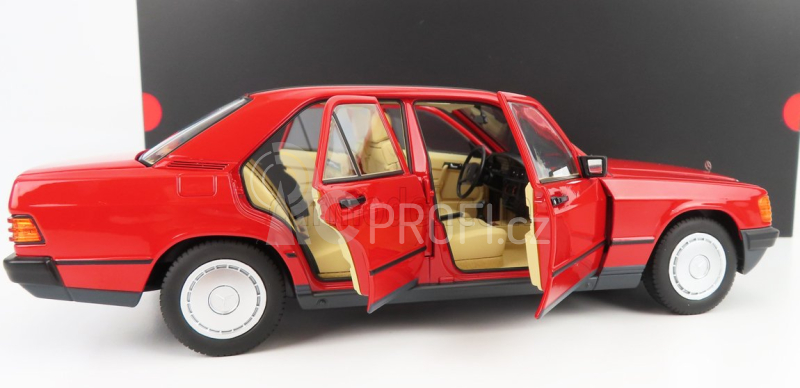 Norev Mercedes benz 190e (w201) 1982 1:18 Signál Červený