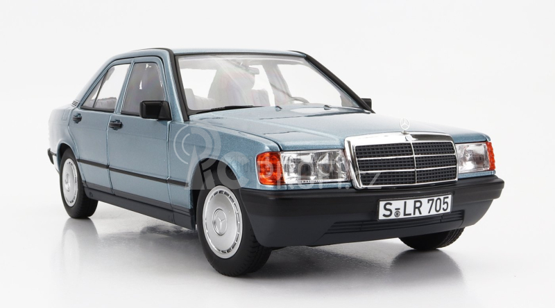 Norev Mercedes benz 190e (w201) 1984 1:18 Světle Modrá Met