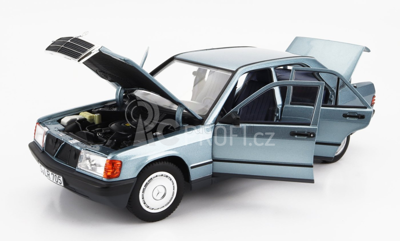 Norev Mercedes benz 190e (w201) 1984 1:18 Světle Modrá Met