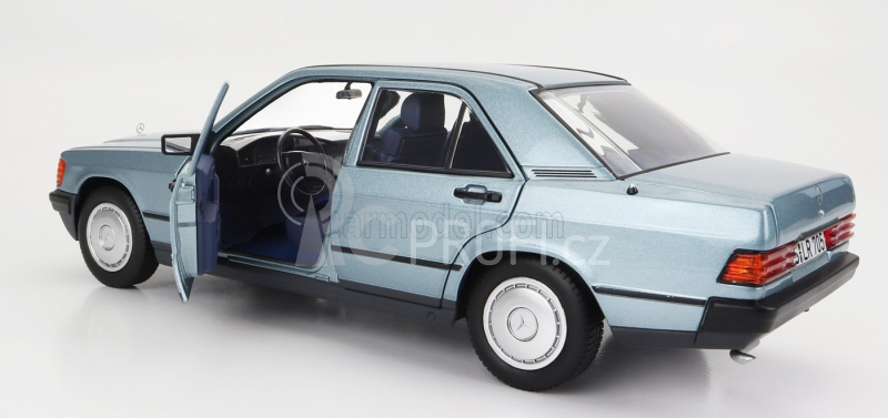 Norev Mercedes benz 190e (w201) 1984 1:18 Světle Modrá Met