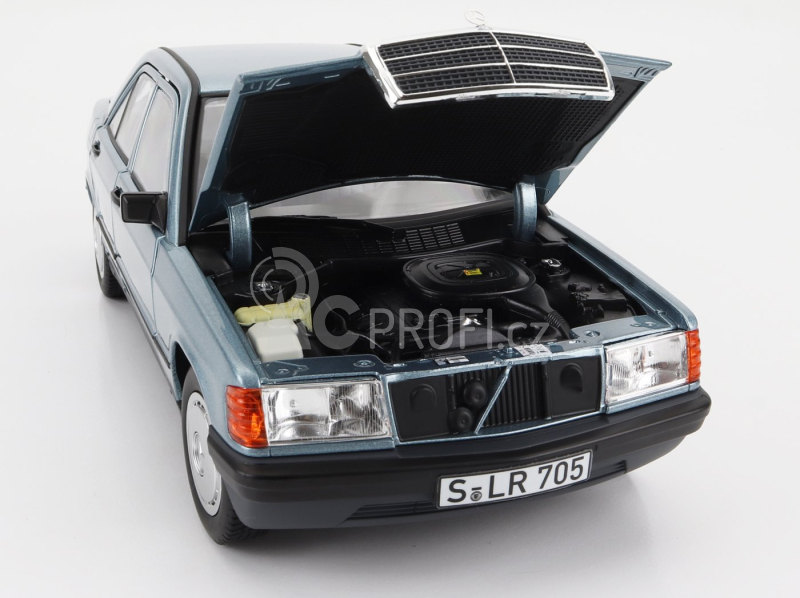 Norev Mercedes benz 190e (w201) 1984 1:18 Světle Modrá Met
