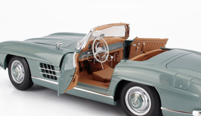 Norev Mercedes benz 300sl Roadster Spider (w198ii) 1957 1:18 Světle Zelená