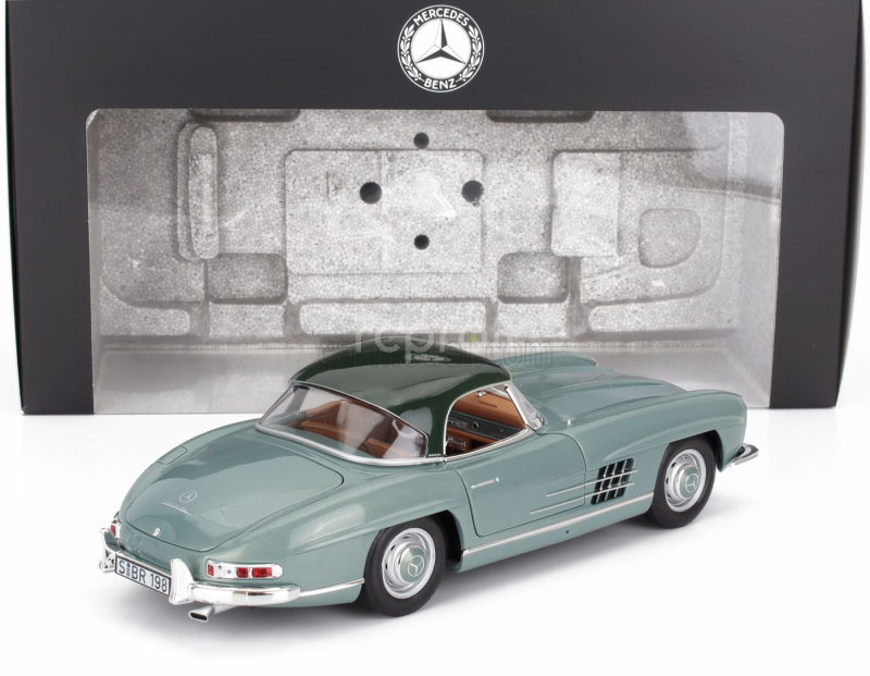 Norev Mercedes benz 300sl Roadster Spider (w198ii) 1957 1:18 Světle Zelená