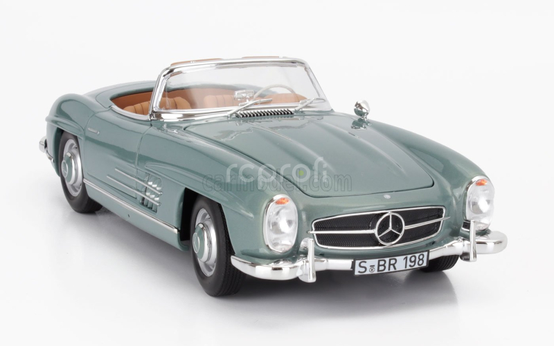 Norev Mercedes benz 300sl Roadster Spider (w198ii) 1957 1:18 Světle Zelená