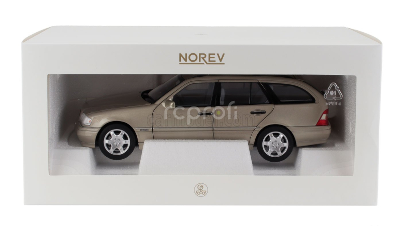 Norev Mercedes benz C-class C200 (s202) T-modell Sw Station Wagon 1997 1:18 Kouřová Stříbrná Met