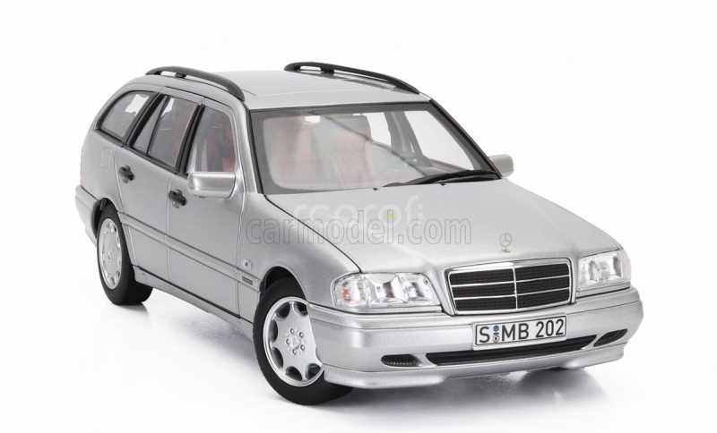 Norev Mercedes benz C-class C200 (s202) T-modell Sw Station Wagon 1997-2001 1:18 Silver