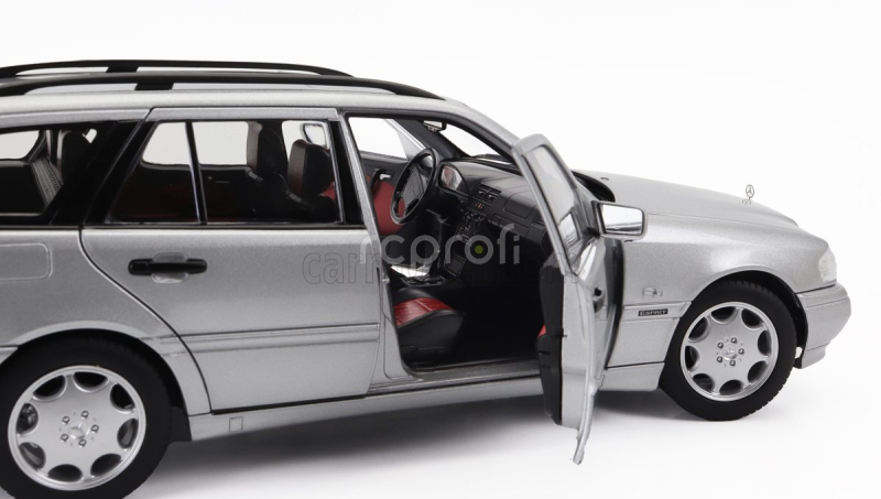 Norev Mercedes benz C-class C200 (s202) T-modell Sw Station Wagon 1997-2001 1:18 Silver