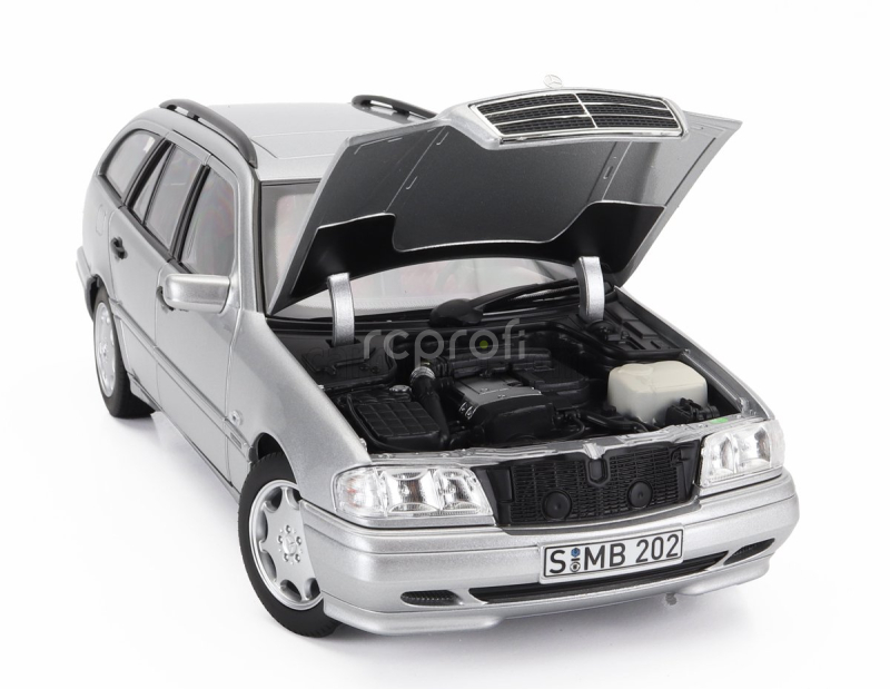 Norev Mercedes benz C-class C200 (s202) T-modell Sw Station Wagon 1997-2001 1:18 Silver