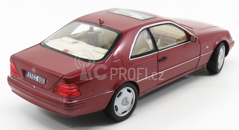 Norev Mercedes benz Cl-class Cl600 Coupe 1994 1:18 Almandinová Červená Met