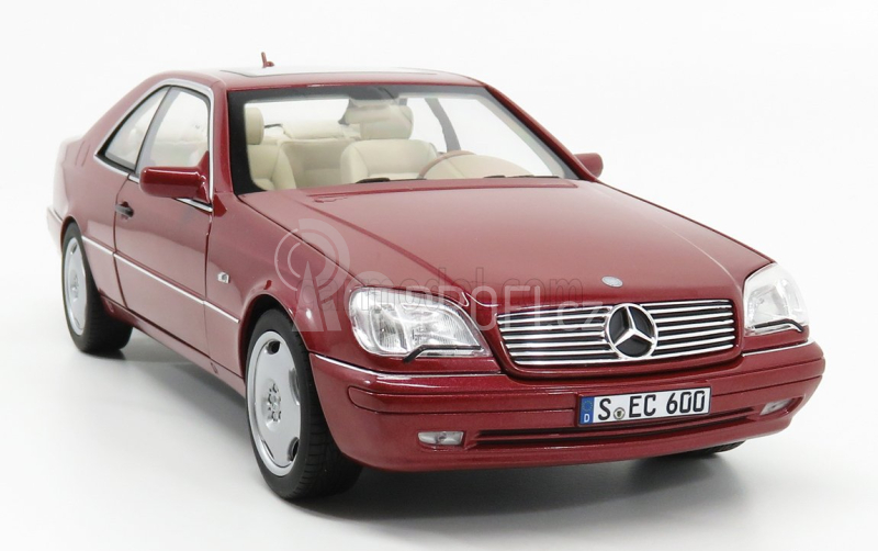 Norev Mercedes benz Cl-class Cl600 Coupe 1994 1:18 Almandinová Červená Met