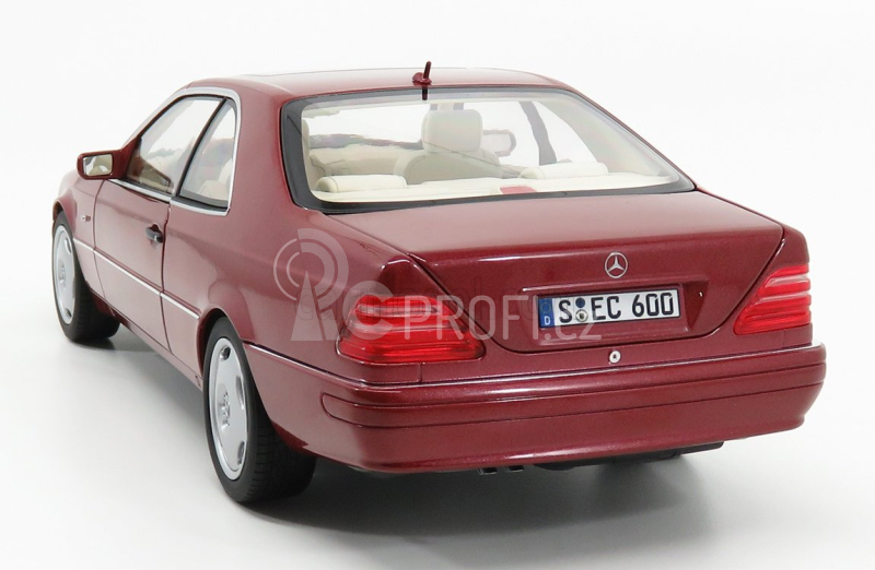 Norev Mercedes benz Cl-class Cl600 Coupe 1994 1:18 Almandinová Červená Met