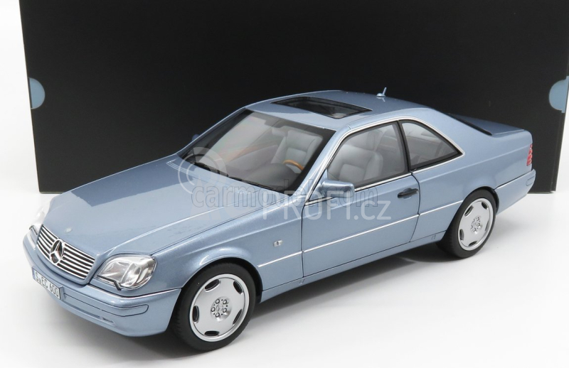 Norev Mercedes benz Cl-class Cl600 Coupe 1994 1:18 Světle Modrá Met