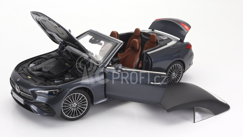 Norev Mercedes benz Cle-class Cabriolet (a236) Amg Line 2024 1:18 Grafitově Šedá Černá