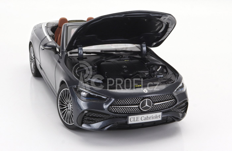 Norev Mercedes benz Cle-class Cabriolet (a236) Amg Line 2024 1:18 Grafitově Šedá Černá