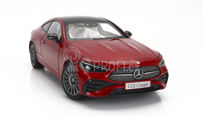 Norev Mercedes benz Cle-class Coupe (c236) Amg Line 2023 1:18 Patagonská Červená Světlá